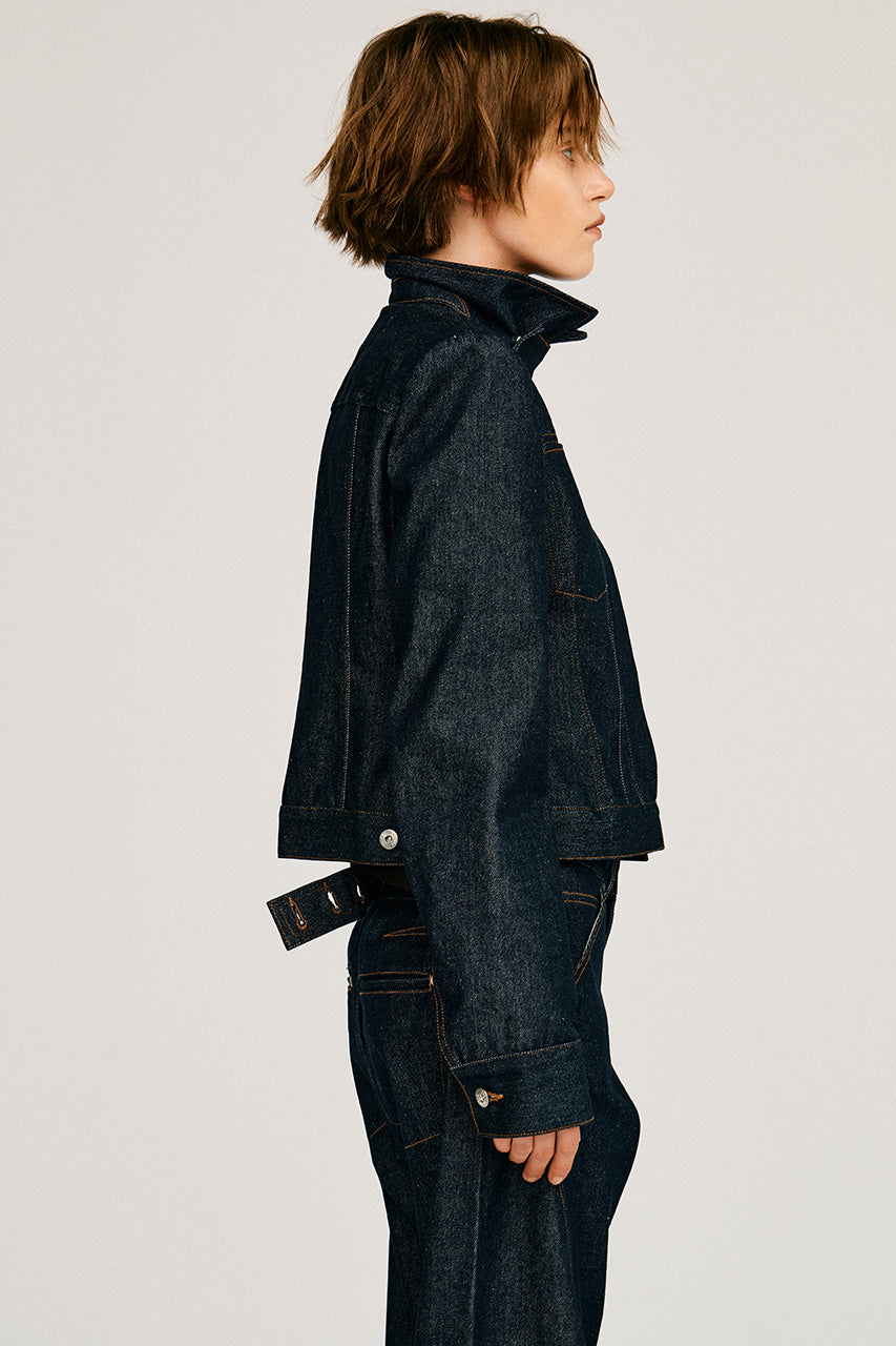 Structured Denim Jacket - 2026AUTUMN