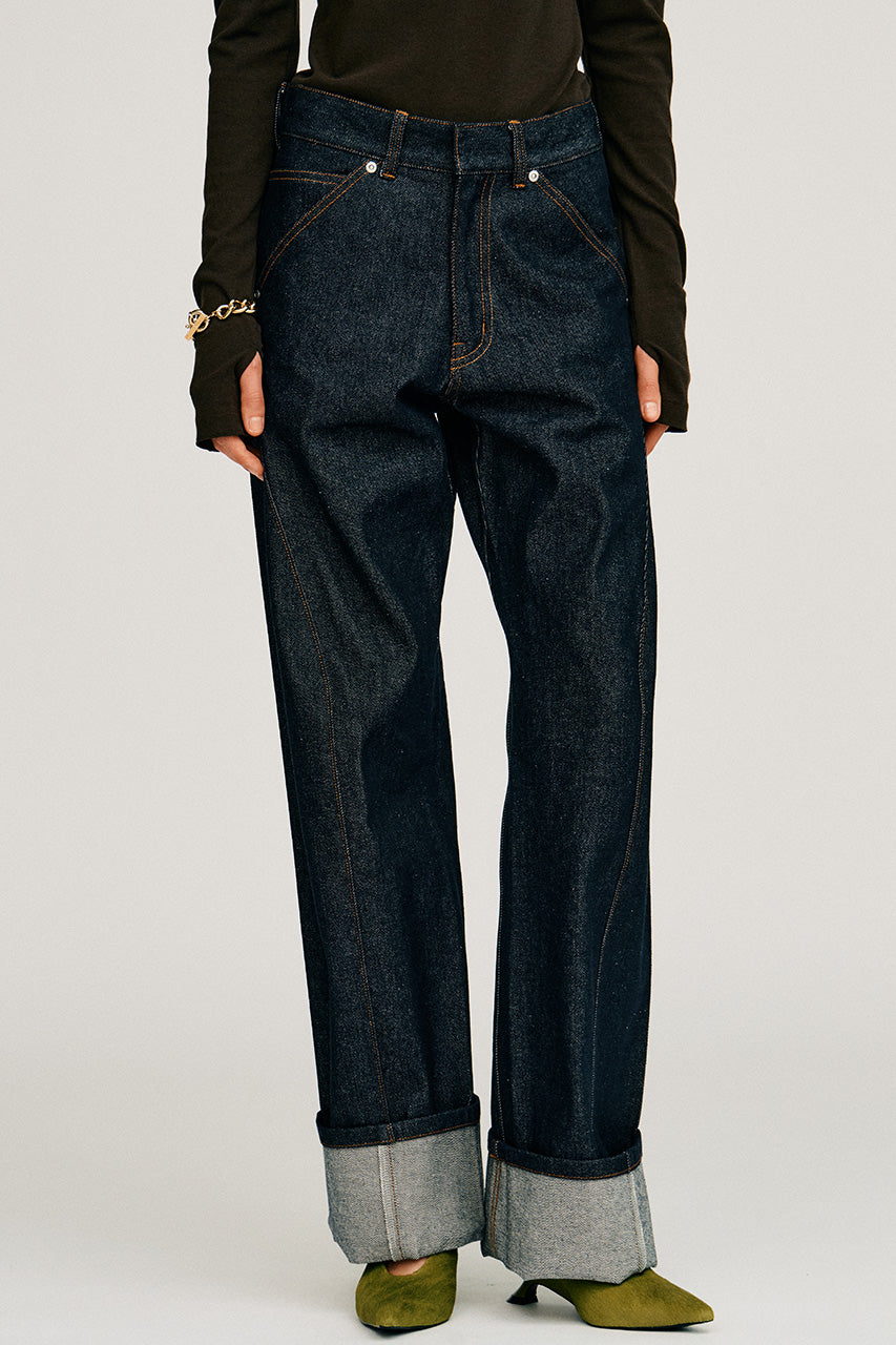 Fold Hem Denim - 2026AUTUMN