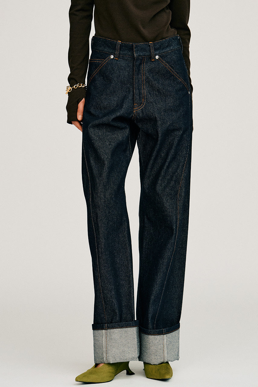 Fold Hem Denim - 2026AUTUMN