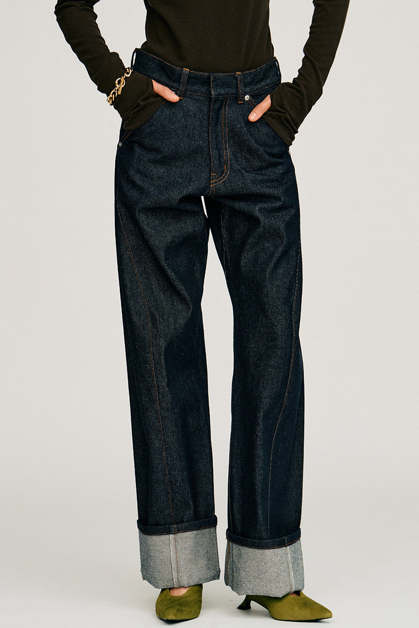 Fold Hem Denim - 2026AUTUMN