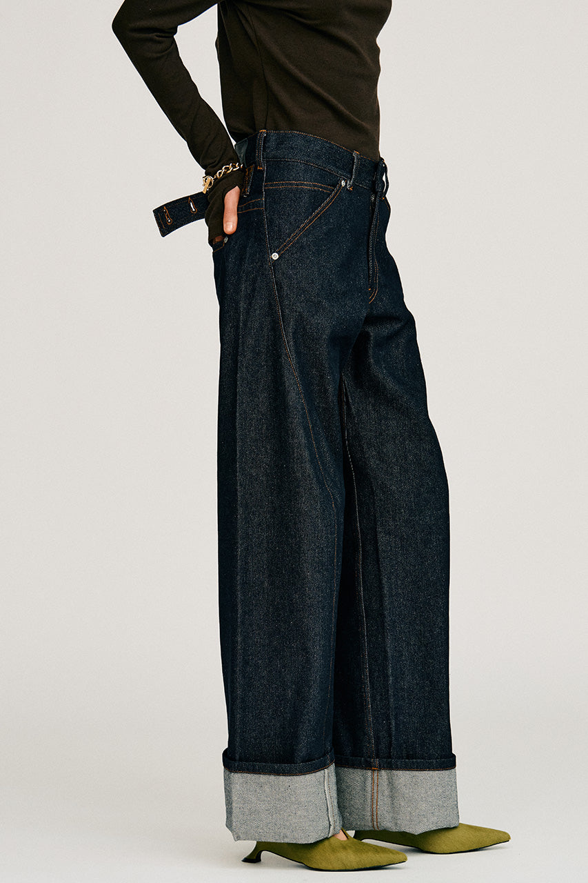 Fold Hem Denim - 2026AUTUMN
