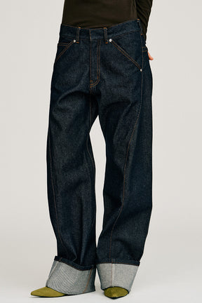 Fold Hem Denim - 2026AUTUMN