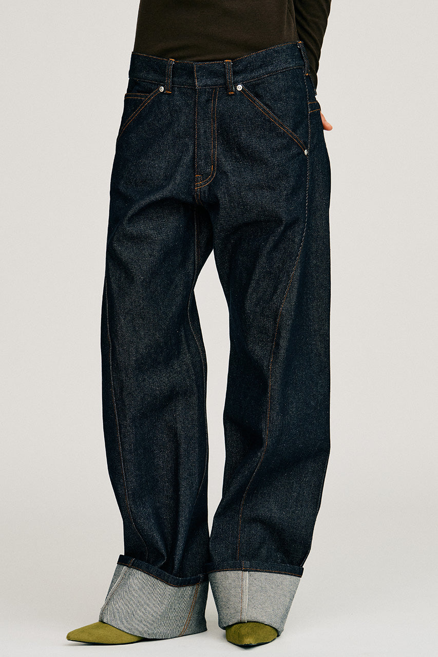 Fold Hem Denim - 2026AUTUMN