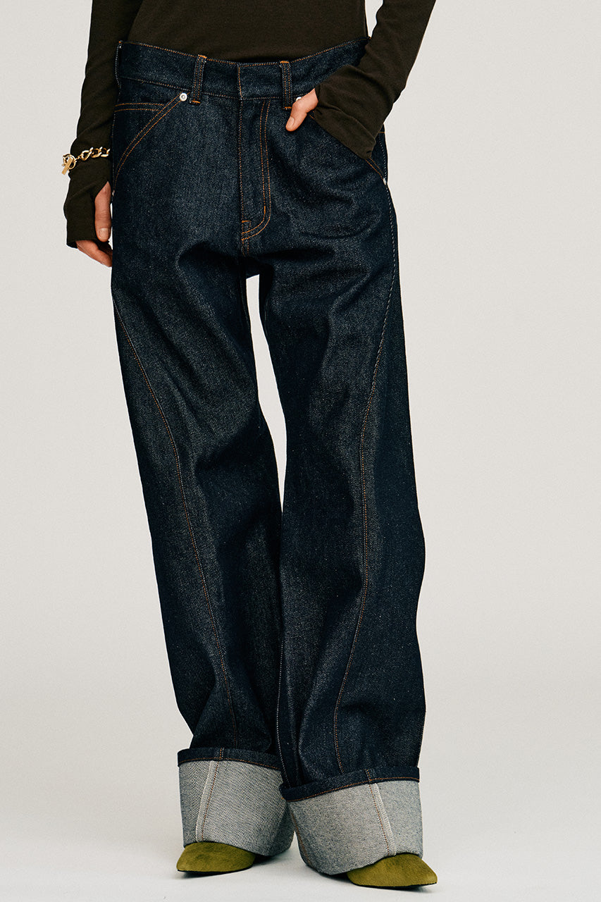 Fold Hem Denim - 2026AUTUMN