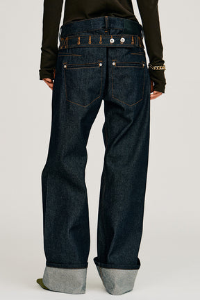 Fold Hem Denim - 2026AUTUMN