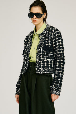 Glint Tweed Knit Jacket - 2026AUTUMN