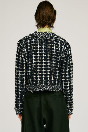 Glint Tweed Knit Jacket - 2026AUTUMN