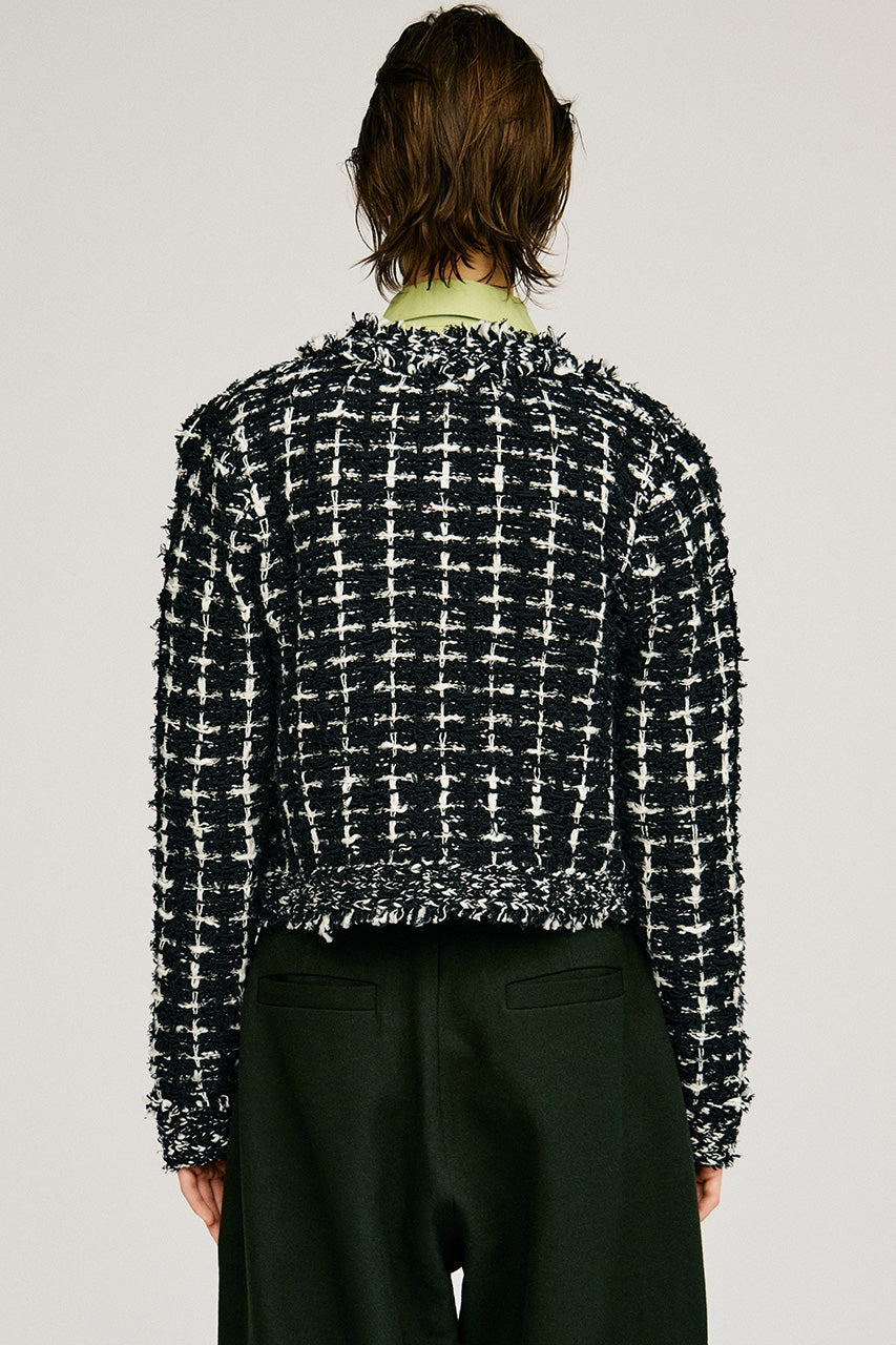 Glint Tweed Knit Jacket - 2026AUTUMN