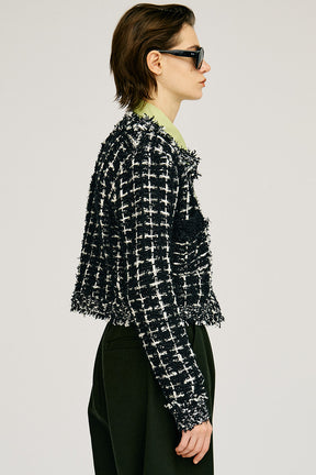 Glint Tweed Knit Jacket - 2026AUTUMN