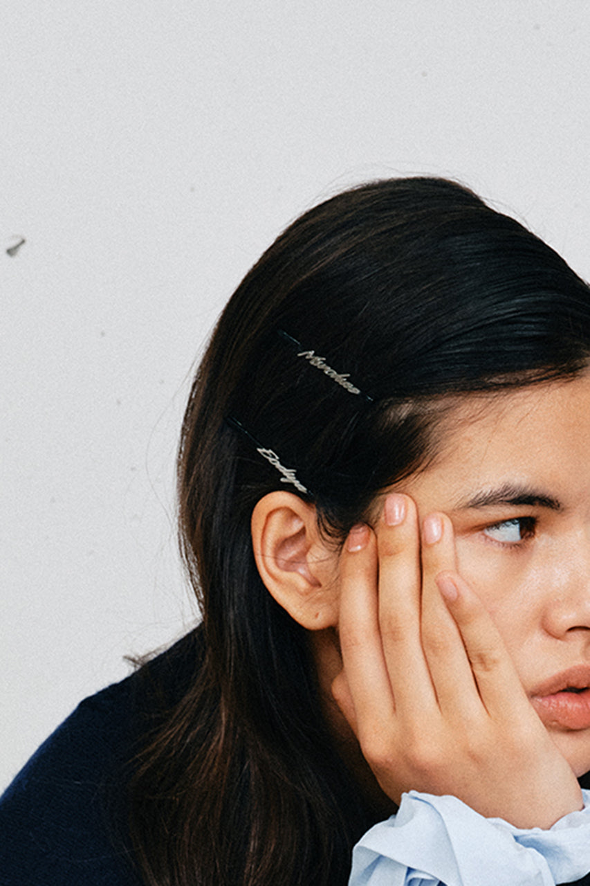 Chatty＆Rhinestone Hairpins-4-Piece Set