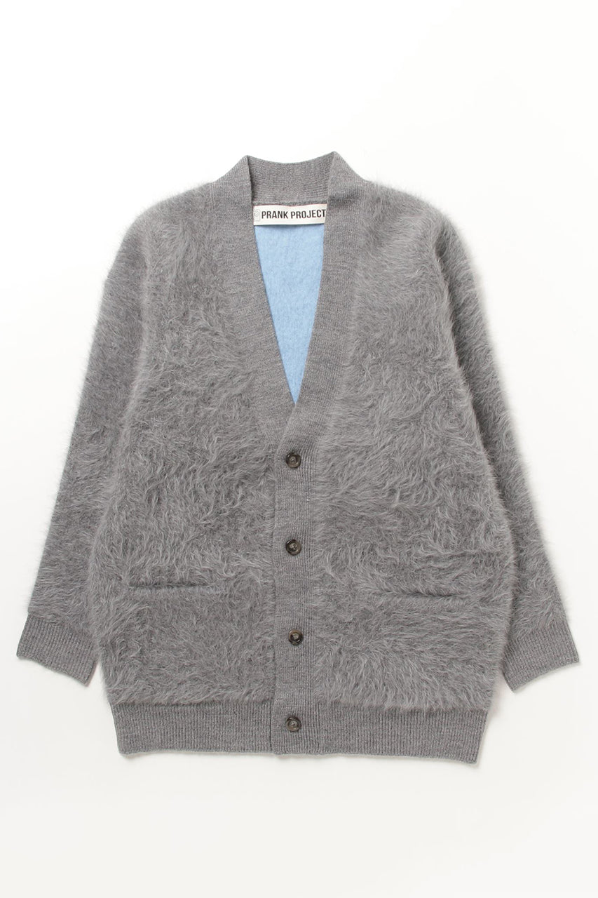 Double Face Angora Knit Cardigan