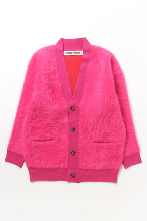 Double Face Angora Knit Cardigan