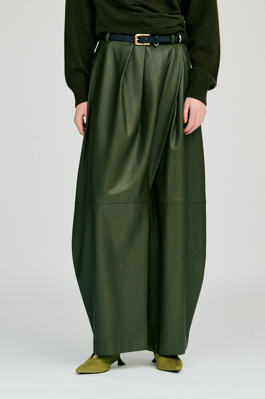 Fake Leather Balloon Pants - 2026WINTER