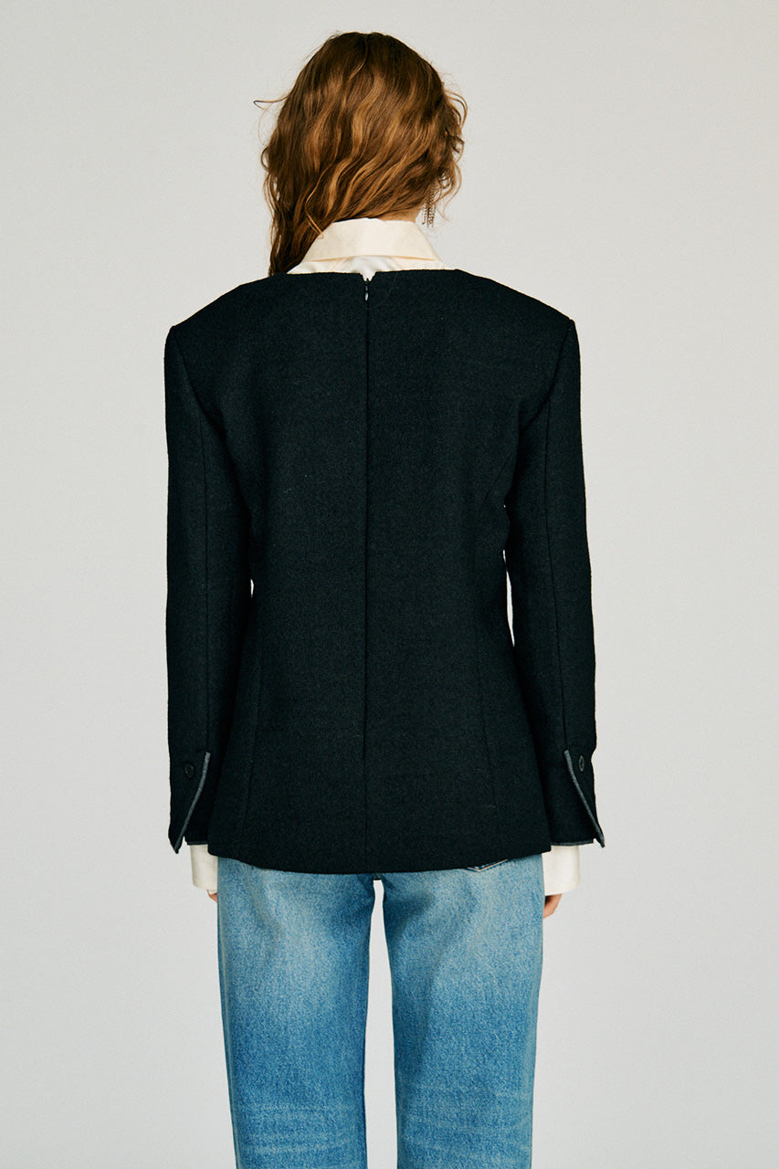 U-Neck Waist-Shaped Top - 2026WINTER