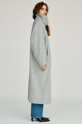 High-Neck Long Coat - 2026WINTER
