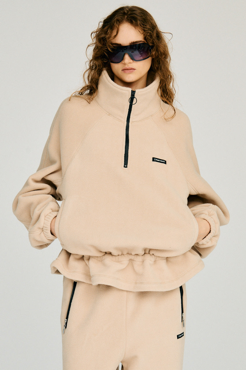 Fleece Peplum Top - 2026WINTER