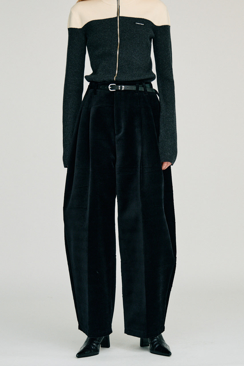 Velvet Barrel Pants - 2026WINTER