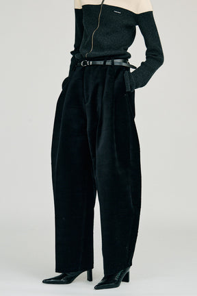 Velvet Barrel Pants - 2026WINTER
