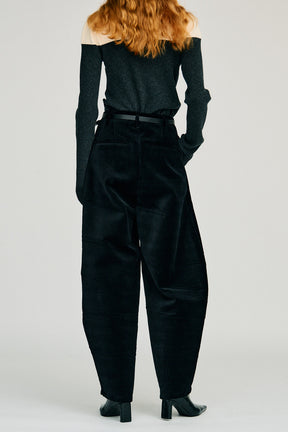 Velvet Barrel Pants - 2026WINTER