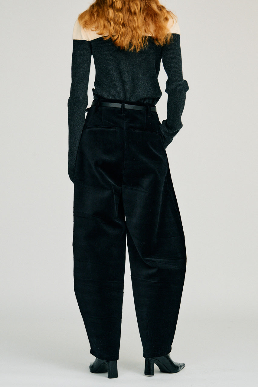 Velvet Barrel Pants - 2026WINTER