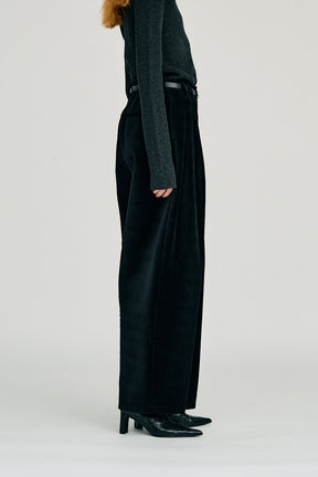 Velvet Barrel Pants - 2026WINTER