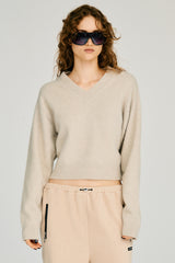Fox Blend V-Neck Knit - 2026WINTER