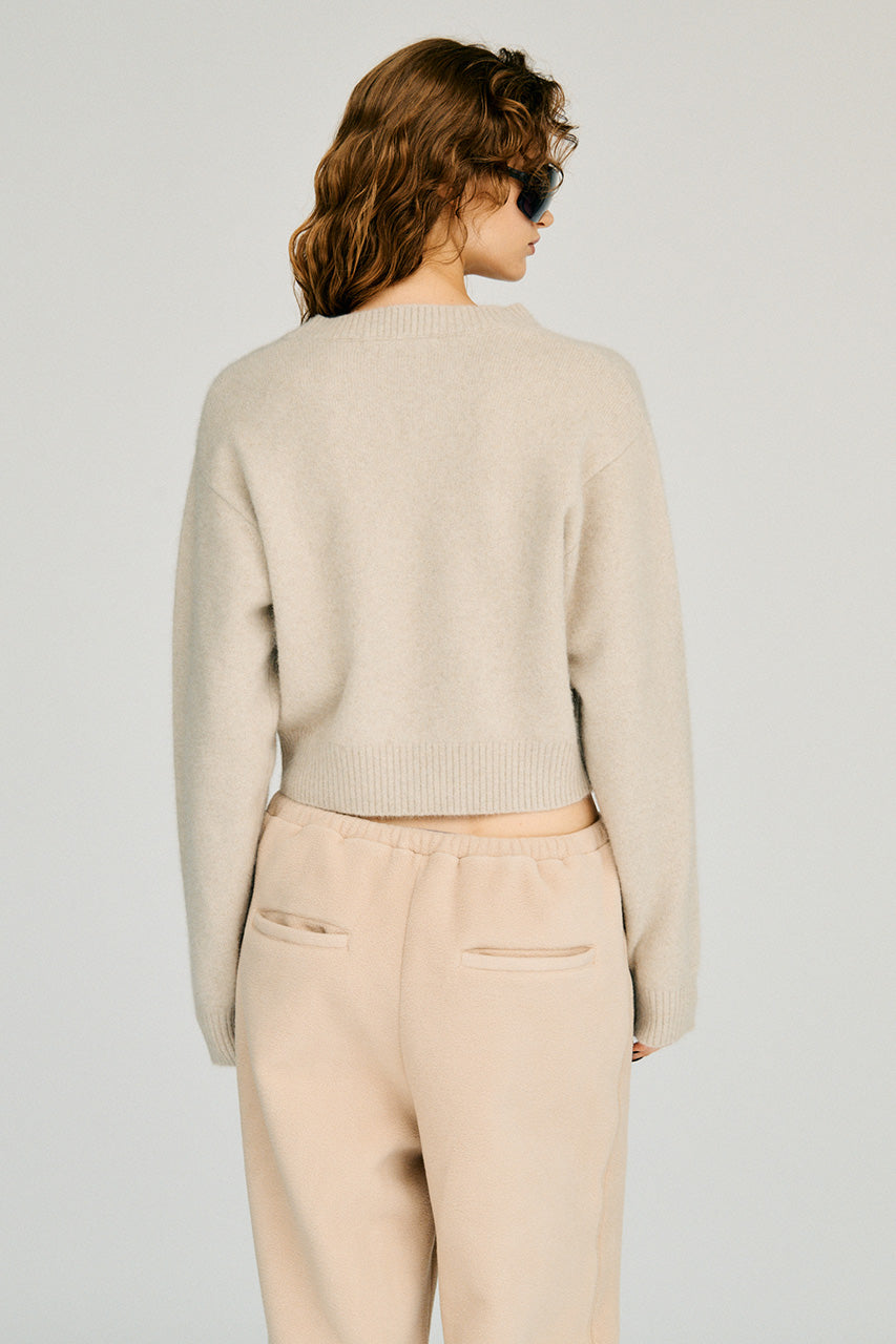 Fox Blend V-Neck Knit - 2026WINTER