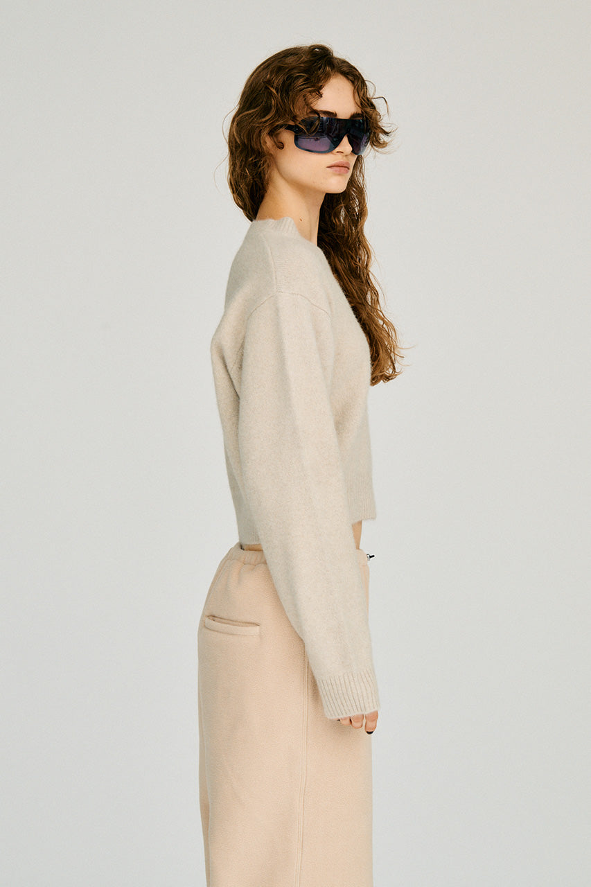 Fox Blend V-Neck Knit - 2026WINTER