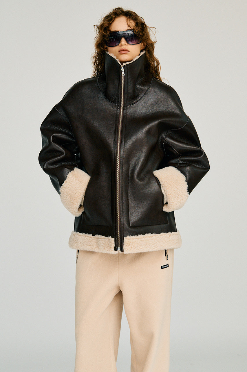 Reversible Stand Collar Jacket - 2026WINTER