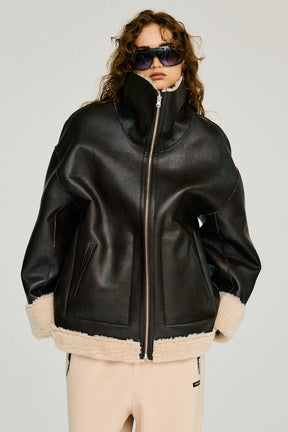 Reversible Stand Collar Jacket - 2026WINTER