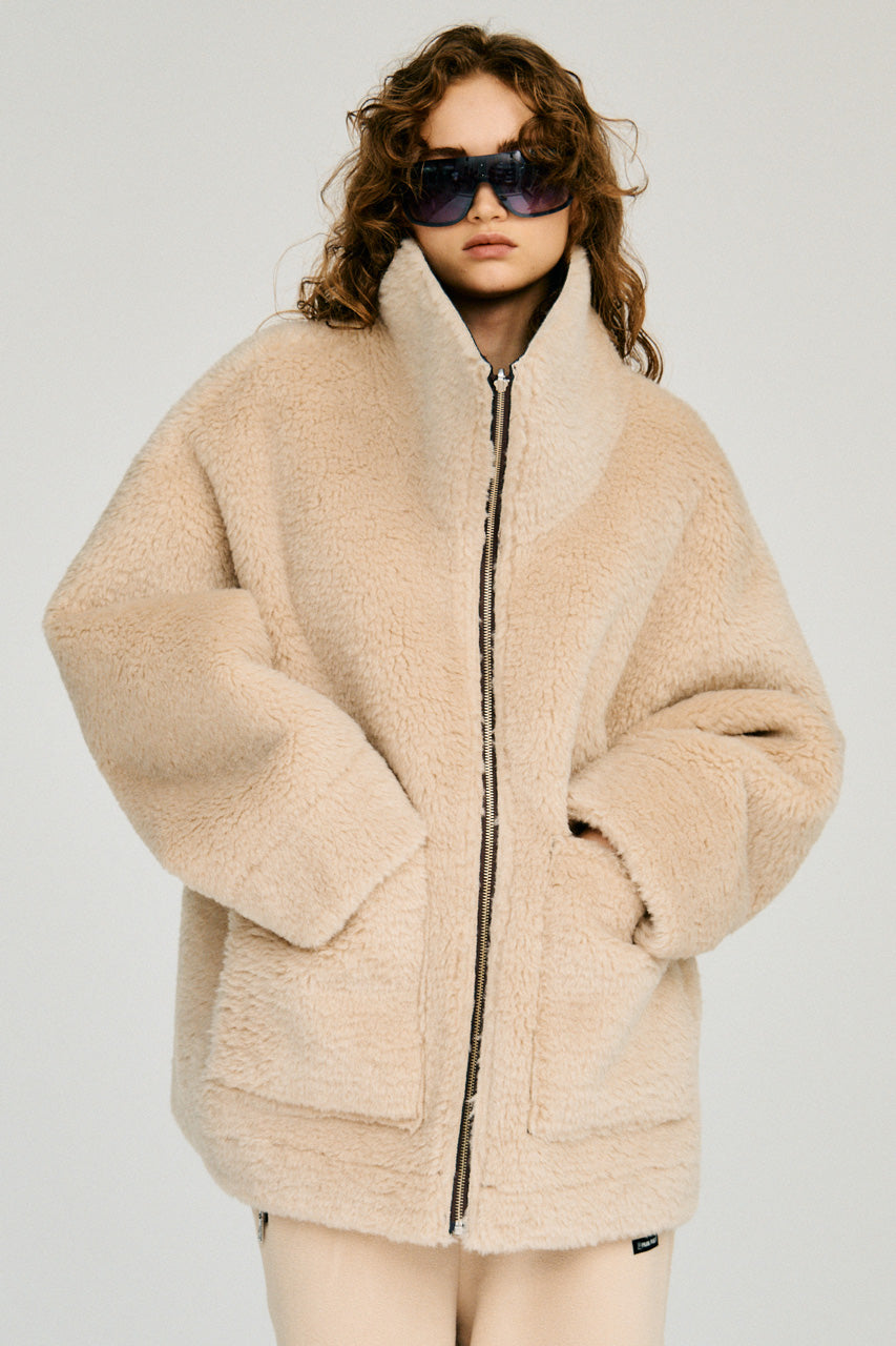 Reversible Stand Collar Jacket - 2026WINTER
