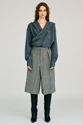 Cache-Coeur Knit Hoodie - 2026WINTER