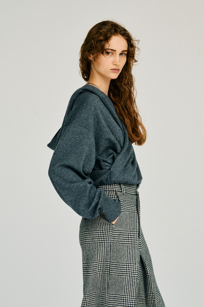 Cache-Coeur Knit Hoodie - 2026WINTER