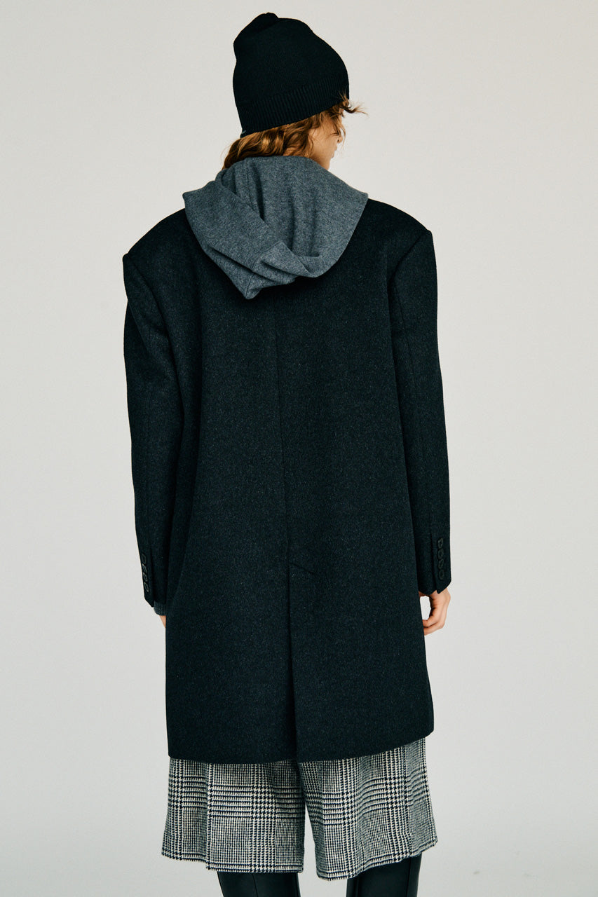 Cashmere Blend Double-Breasted Coat - 2026WINTER