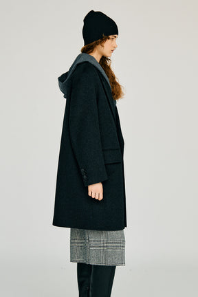 Cashmere Blend Double-Breasted Coat - 2026WINTER