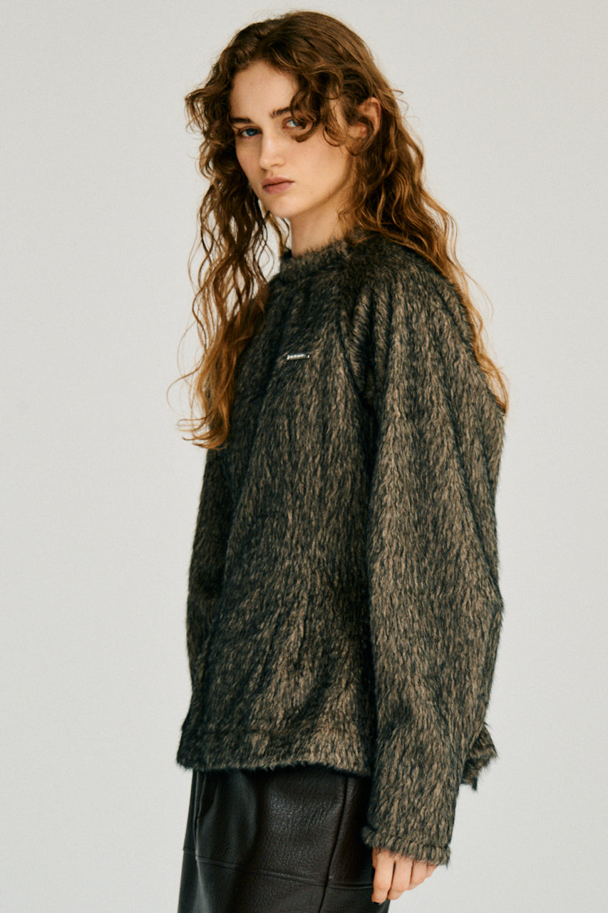 Waist-Shaped Shaggy Top - 2026WINTER