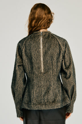 Waist-Shaped Shaggy Top - 2026WINTER