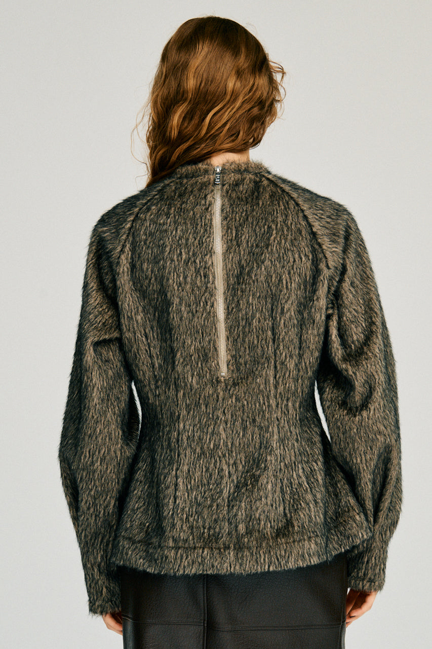 Waist-Shaped Shaggy Top - 2026WINTER