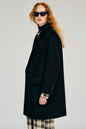 Cashmere Double-Breasted Coat - 2026WINTER