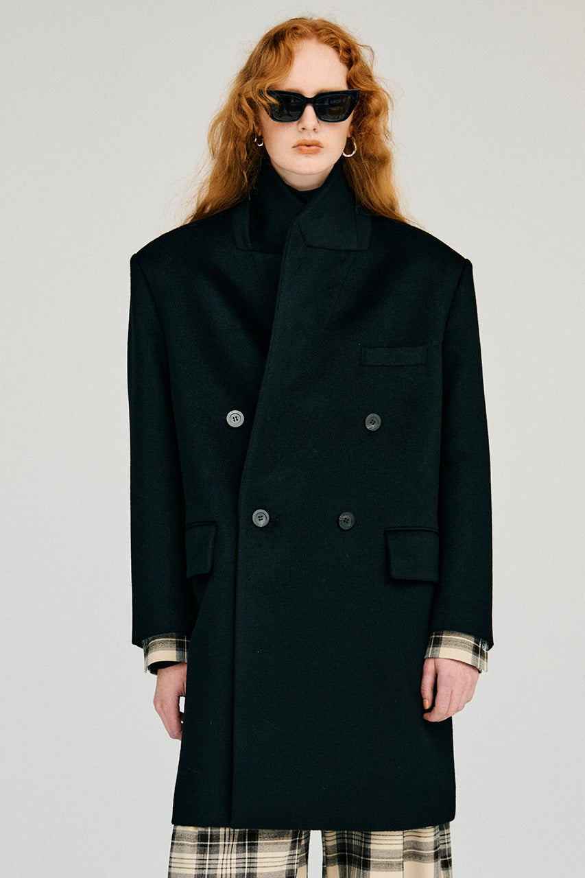 Cashmere Double-Breasted Coat - 2026WINTER
