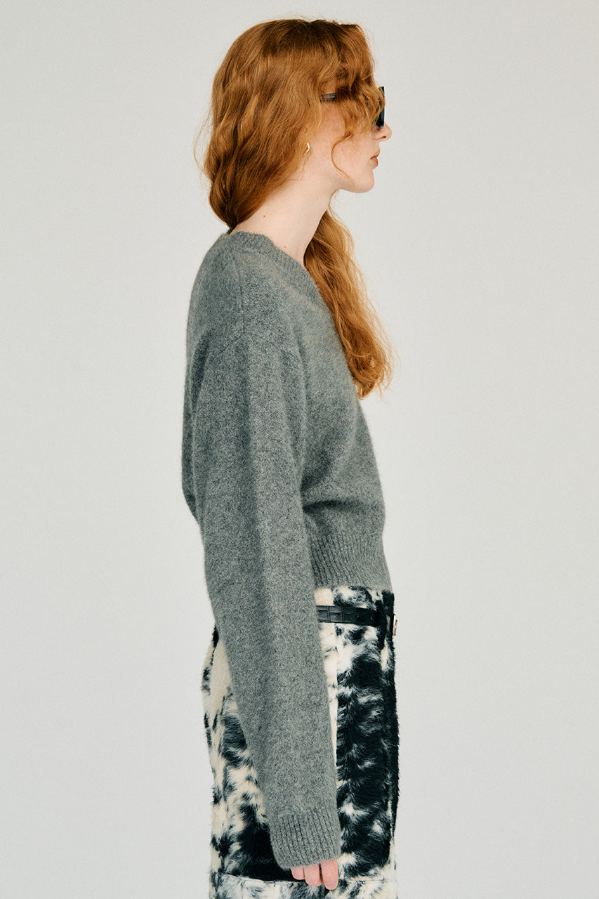 Fox Blend V-Neck Knit - 2026WINTER
