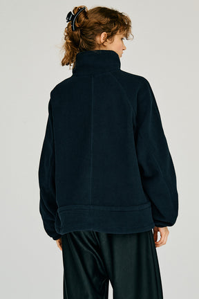 Fleece Peplum Top - 2026WINTER