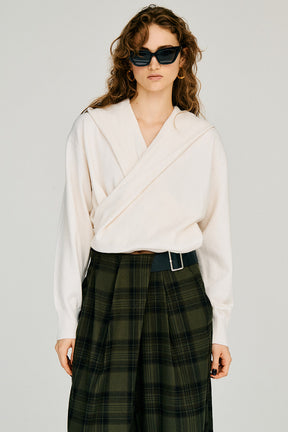 Cache-Coeur Knit Hoodie - 2026WINTER