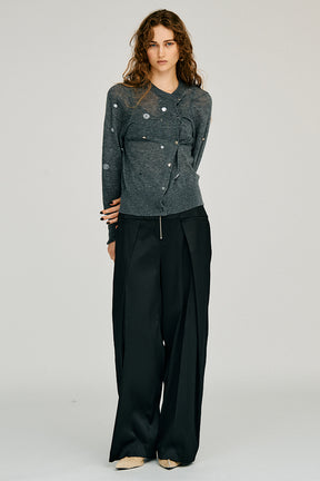 Suivi Wool Playful Button Cardigan