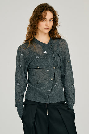 Suivi Wool Playful Button Cardigan