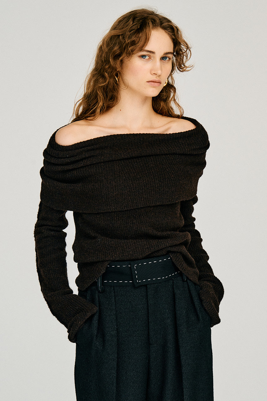 Drape Collar Knit - 2026WINTER