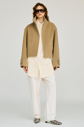 Stand Collar Short Coat - 2026WINTER