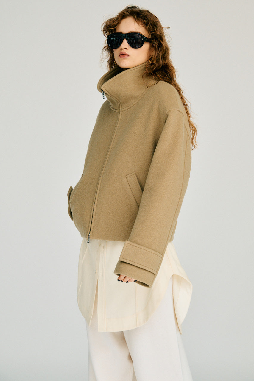Stand Collar Short Coat - 2026WINTER