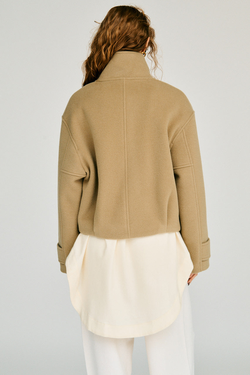 Stand Collar Short Coat - 2026WINTER