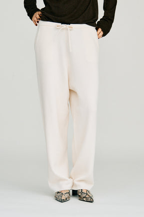 Wool Blend Knit Easy Pants - 2026WINTER